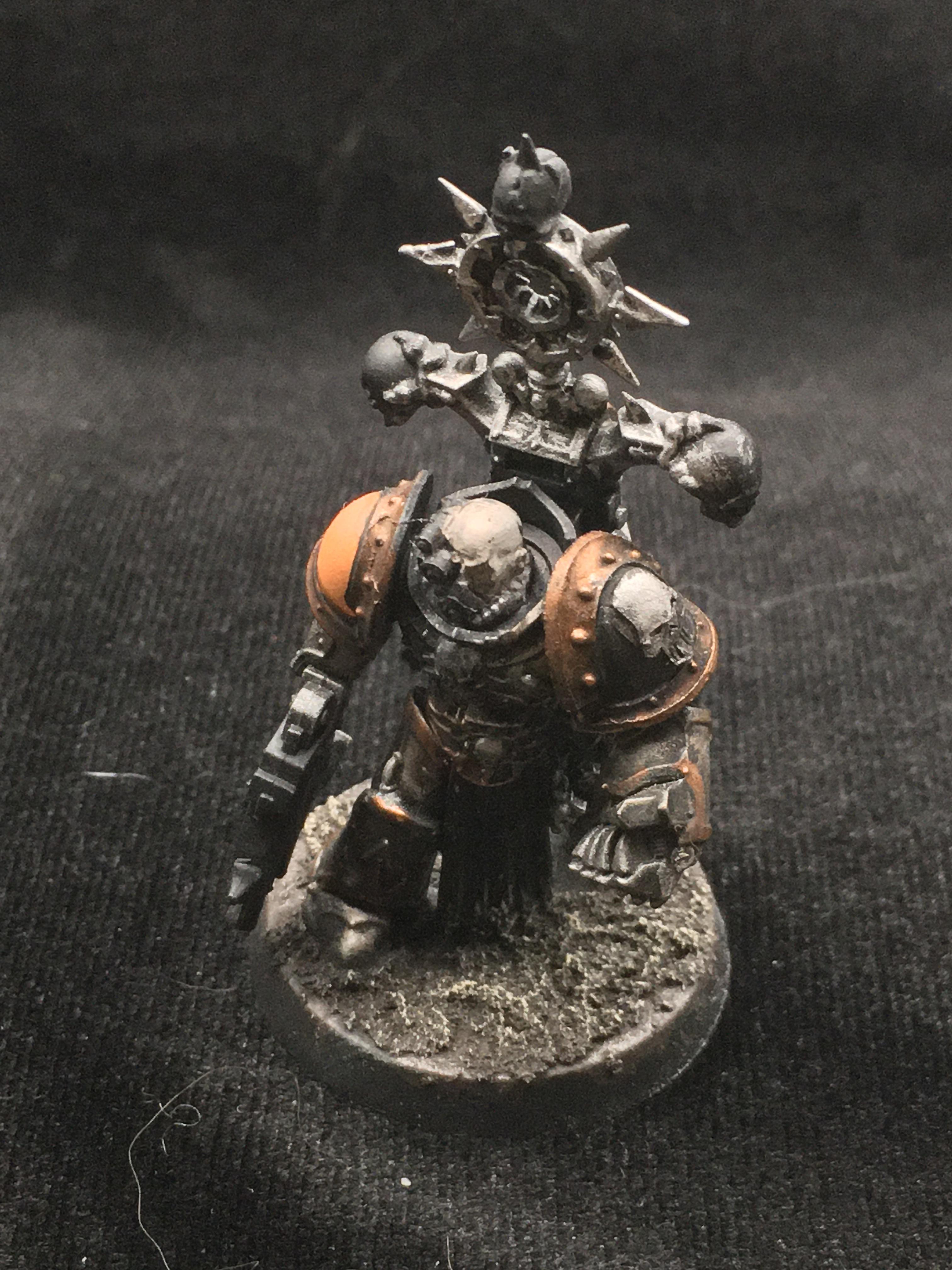 2 OBLITERATORS CHAOS - Iron Warriors - Warhammer 40K - Figurines Warpforged Heretic Astartes - Peintes